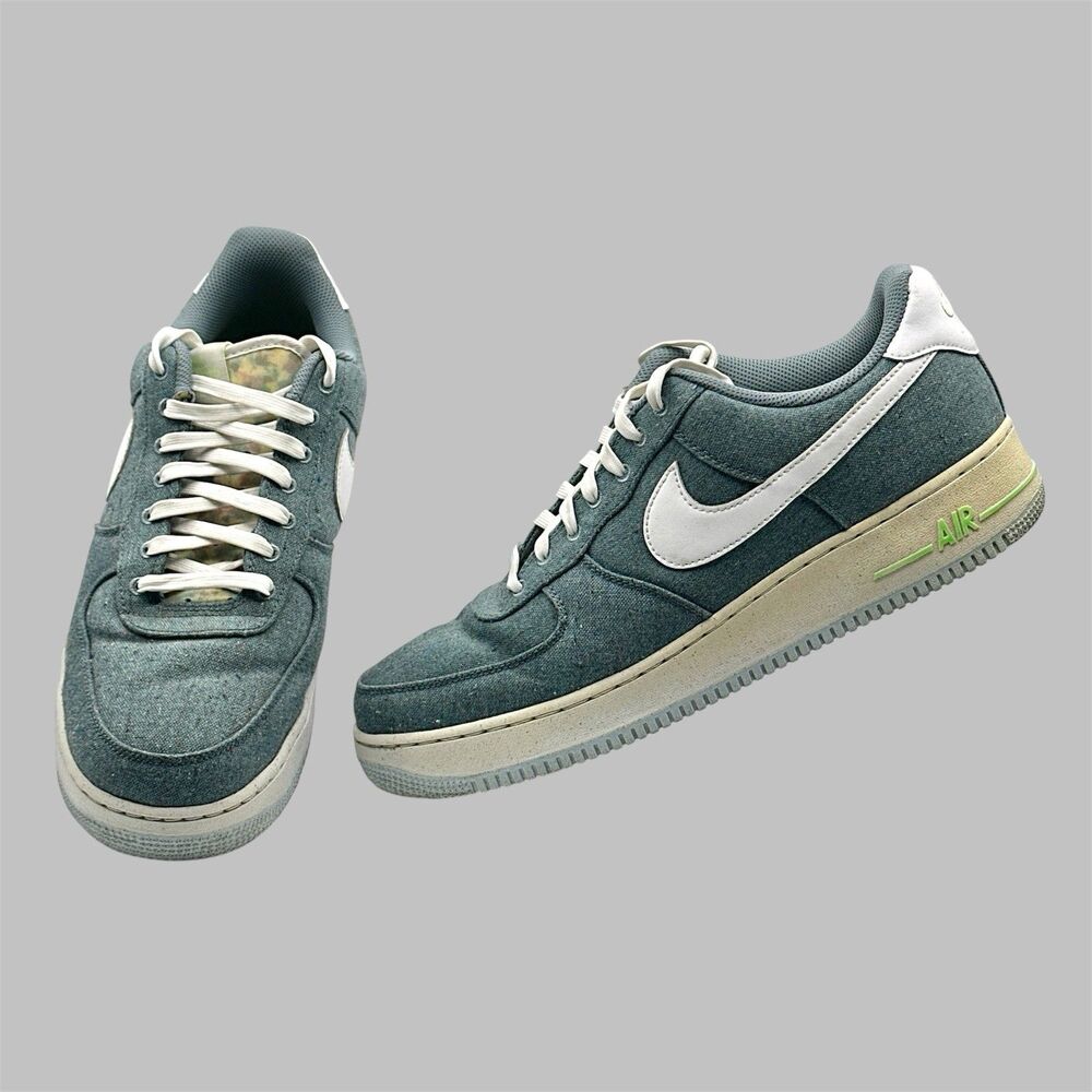 Nike Air Force 1 Low '07 'Recycled Canvas Mens Size 12 Ozone Blue CN0866-001